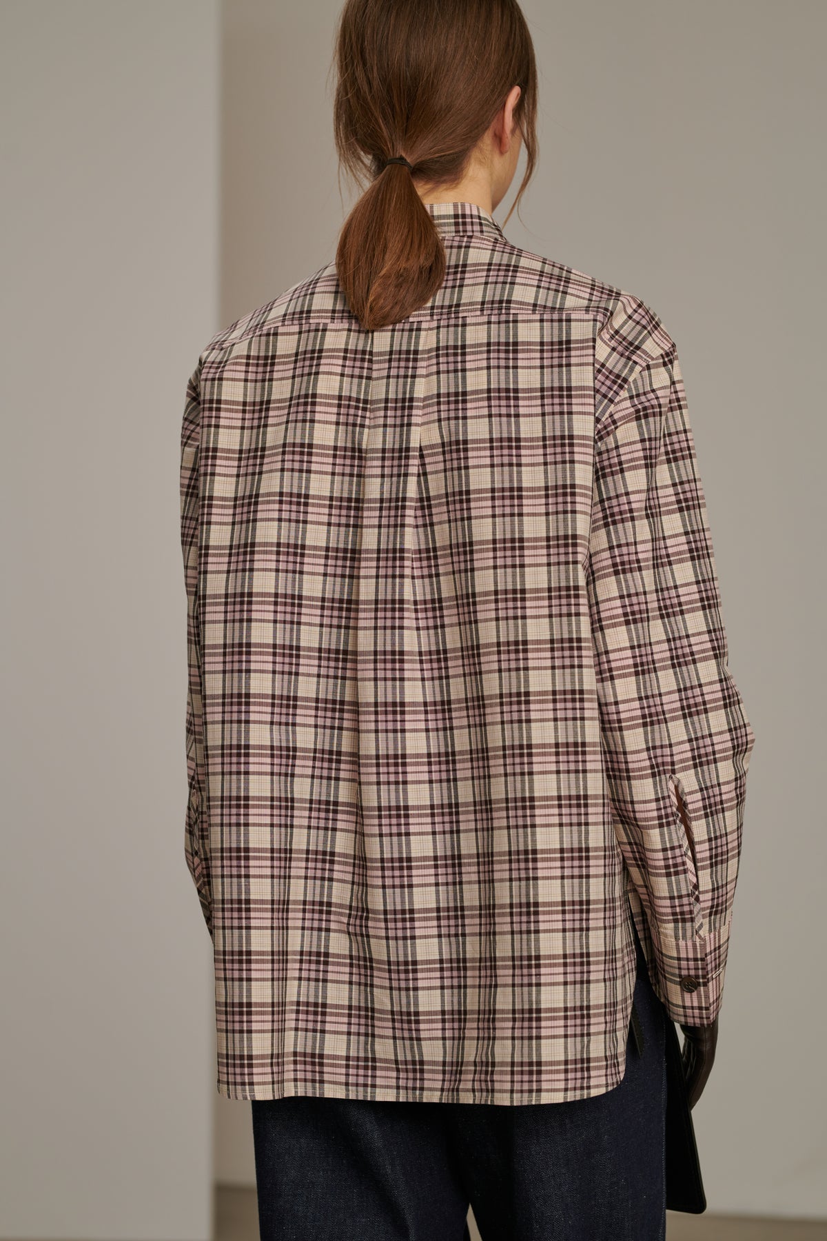 Caliste Shirt - Pale Pink/Ecru - Cotton - Women