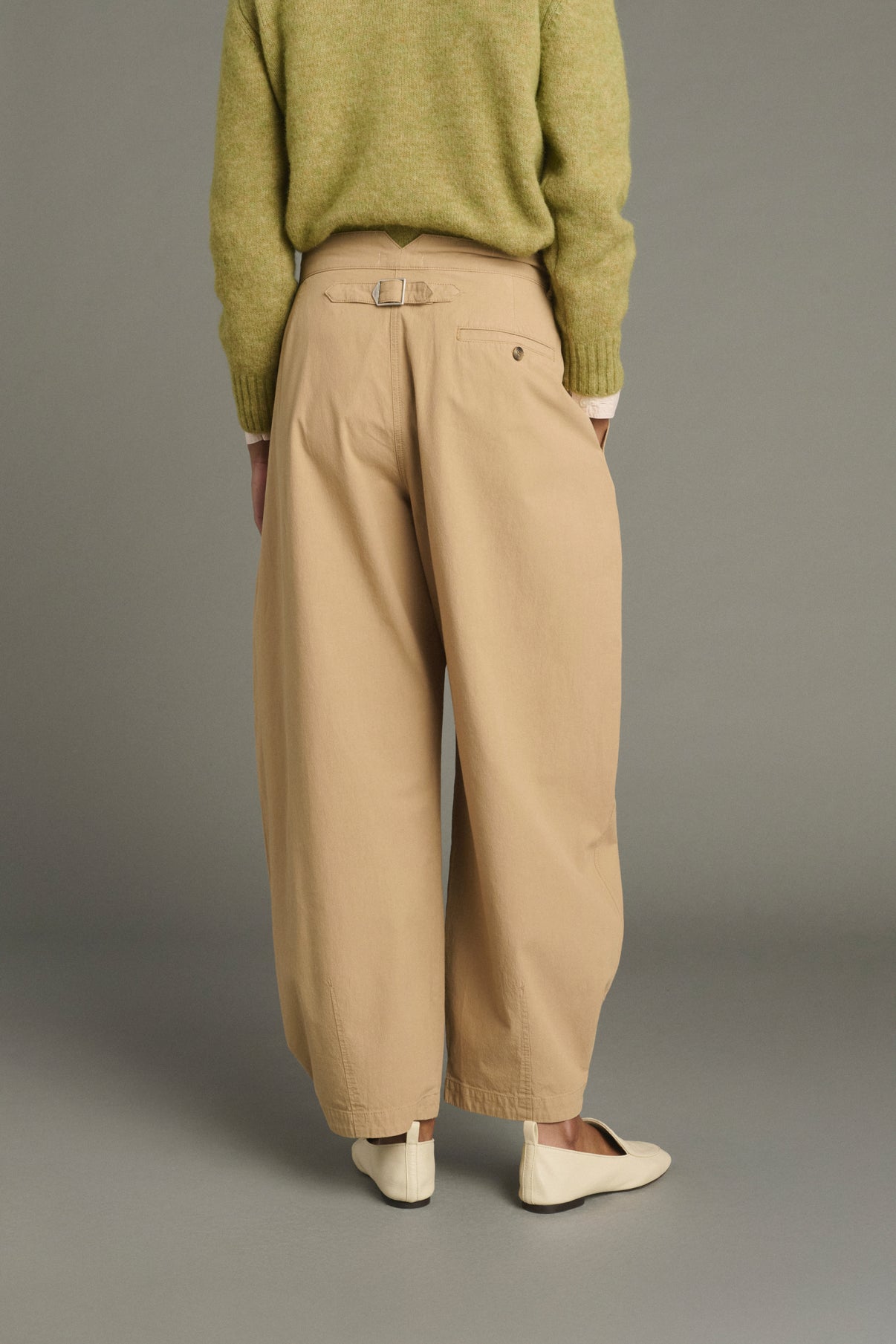 Pantalon Lambert - Beige - Coton - Femme vue 3