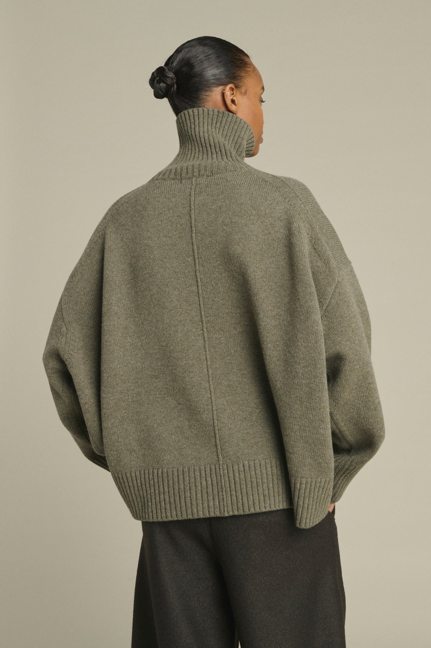 William Pullover - Grey Marl - Merino Wool - Women