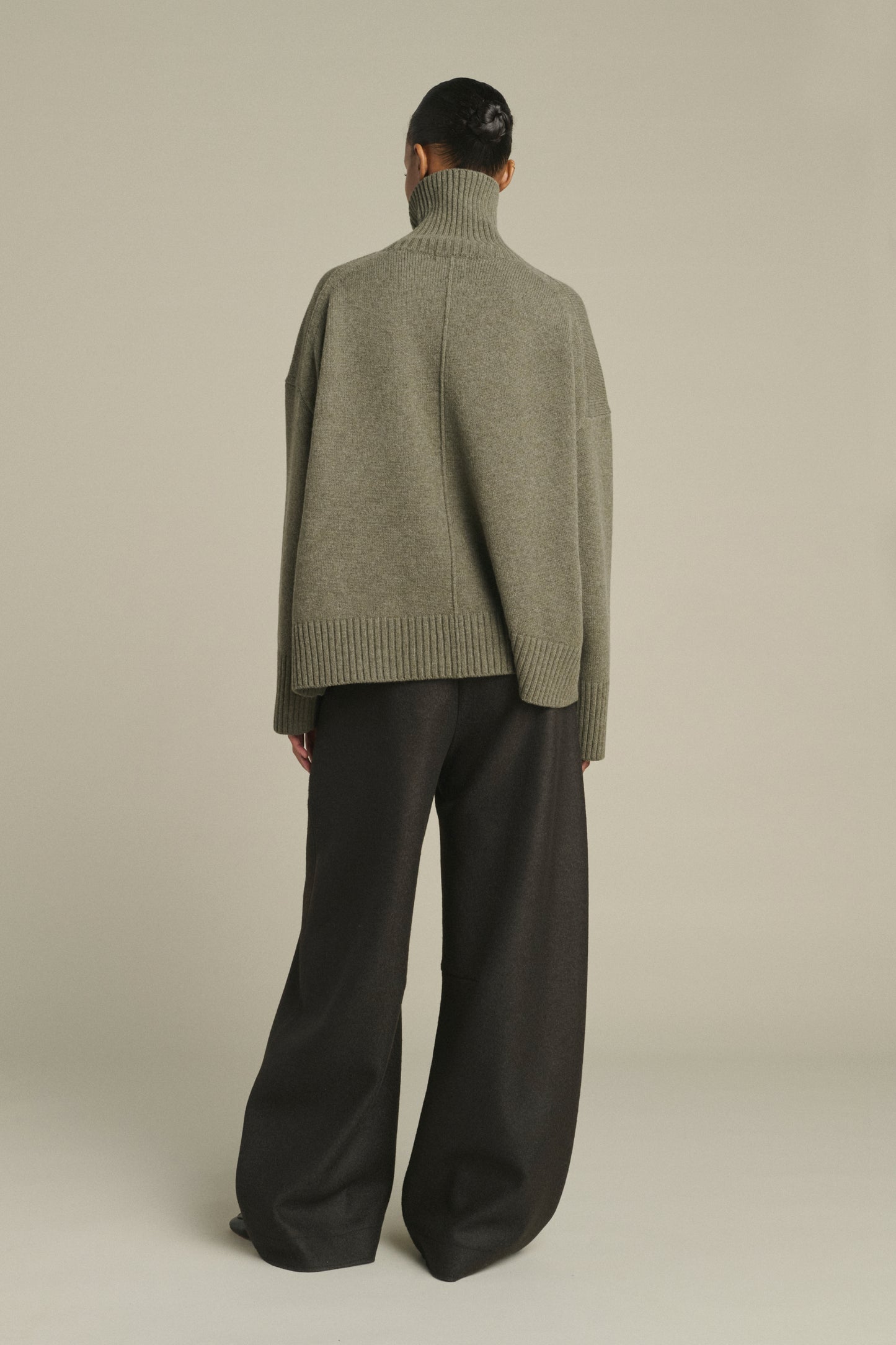 William Pullover - Grey Marl - Merino Wool - Women