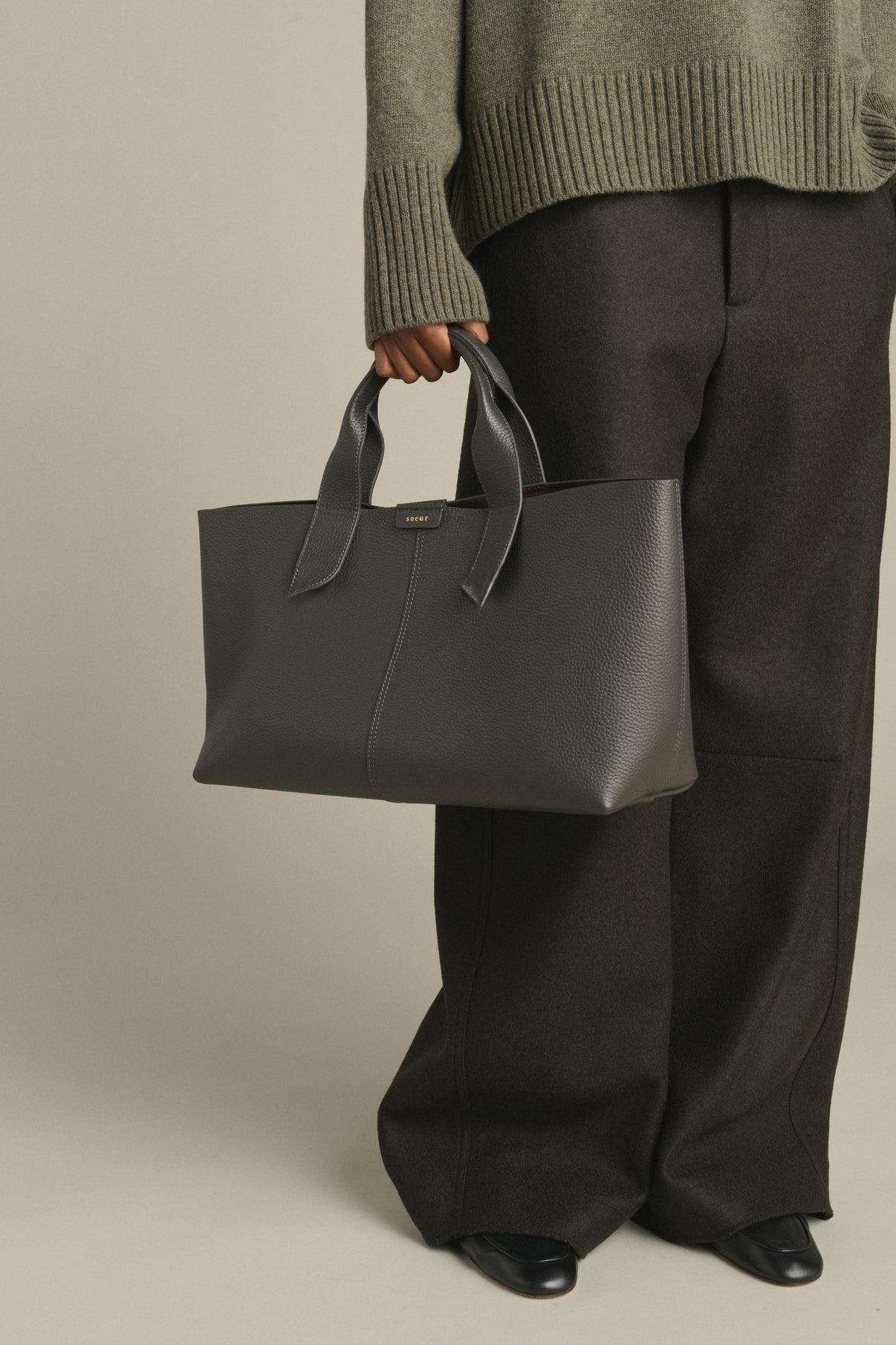 Sac Suave - Acier Cuir Grainé Baguette - Soeur vue 2