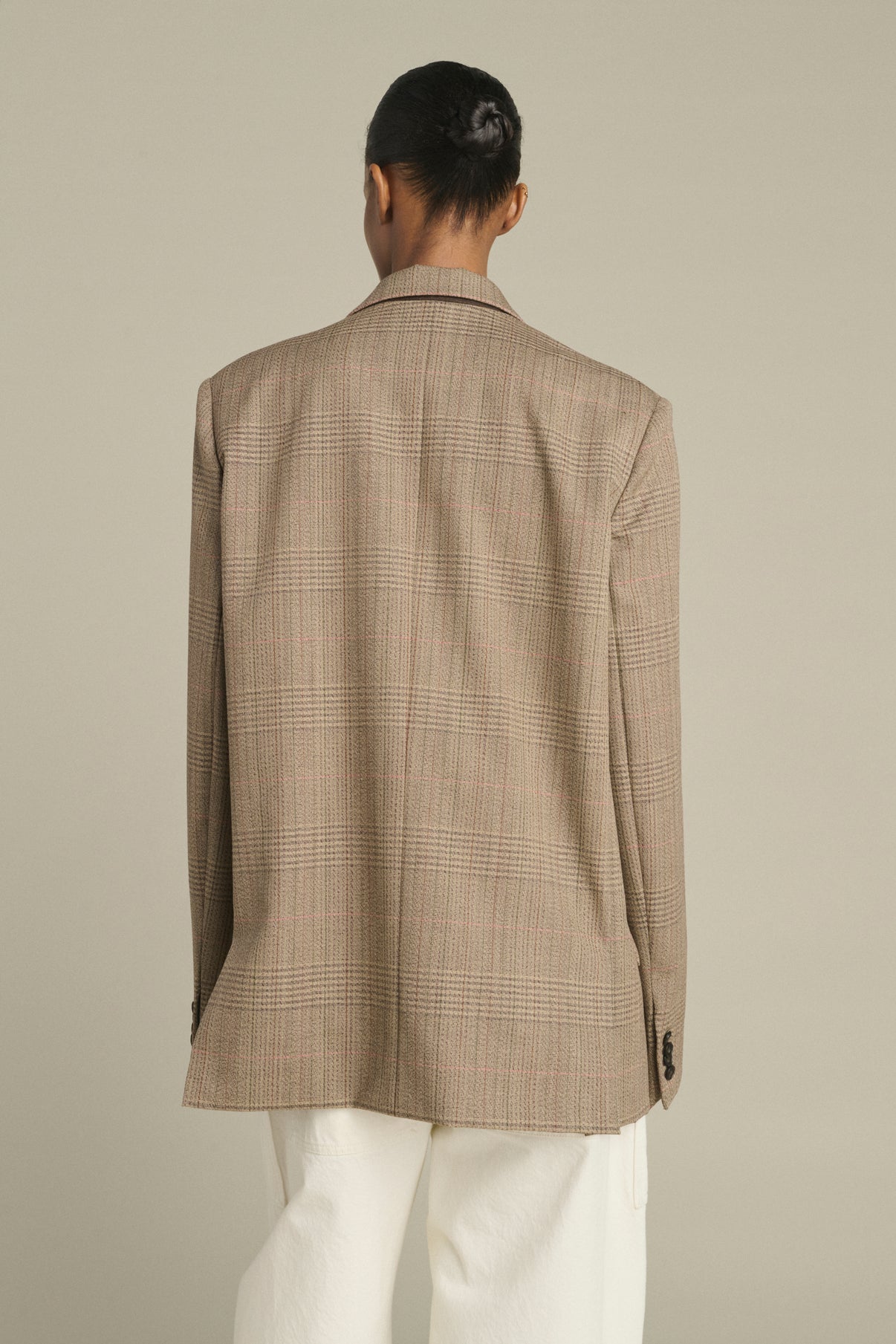 Jacket Hermosa - Brown/Beige - Wool - Women vue 4