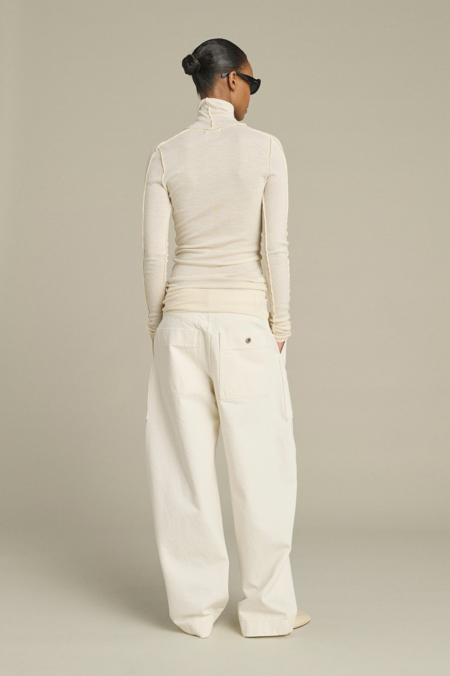 Lois T-Shirt - Ecru - Wool - Women