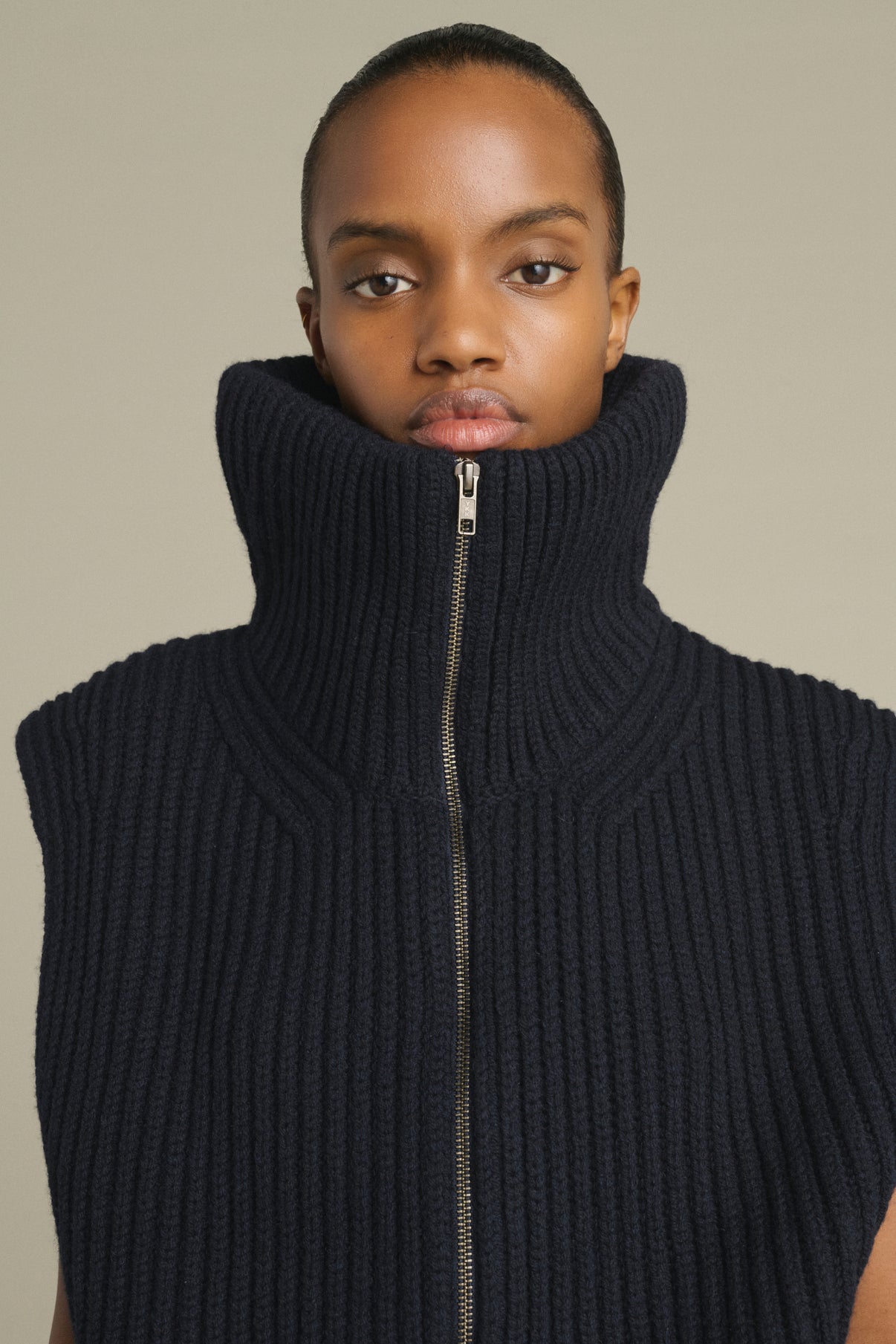 Kristen Jacket - Navy - Merino Wool - Women vue 4