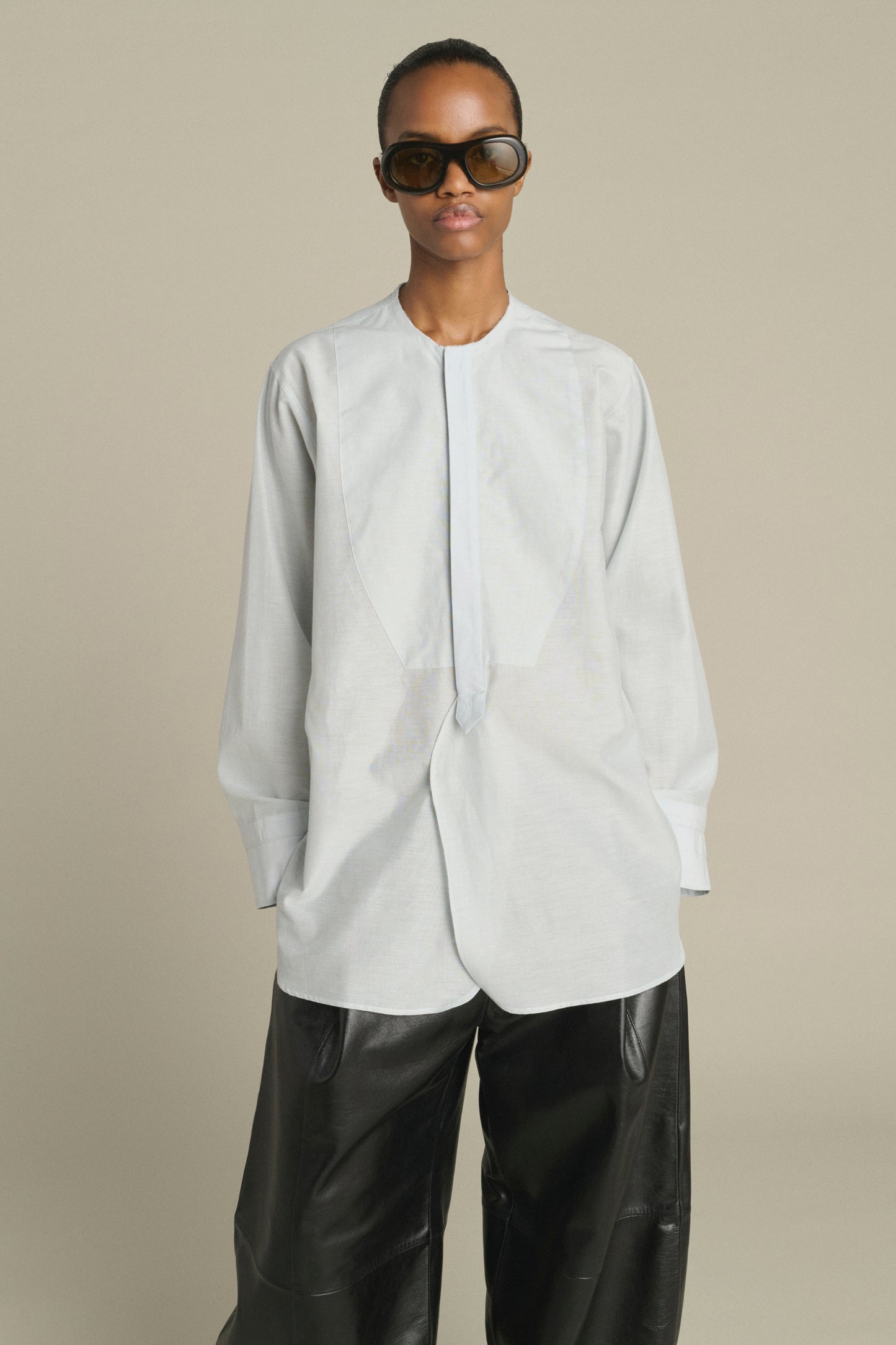 Anora Shirt - Pale Blue - Cotton - Women