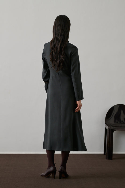 Robe Faustine - Gris Anthracite - Femme