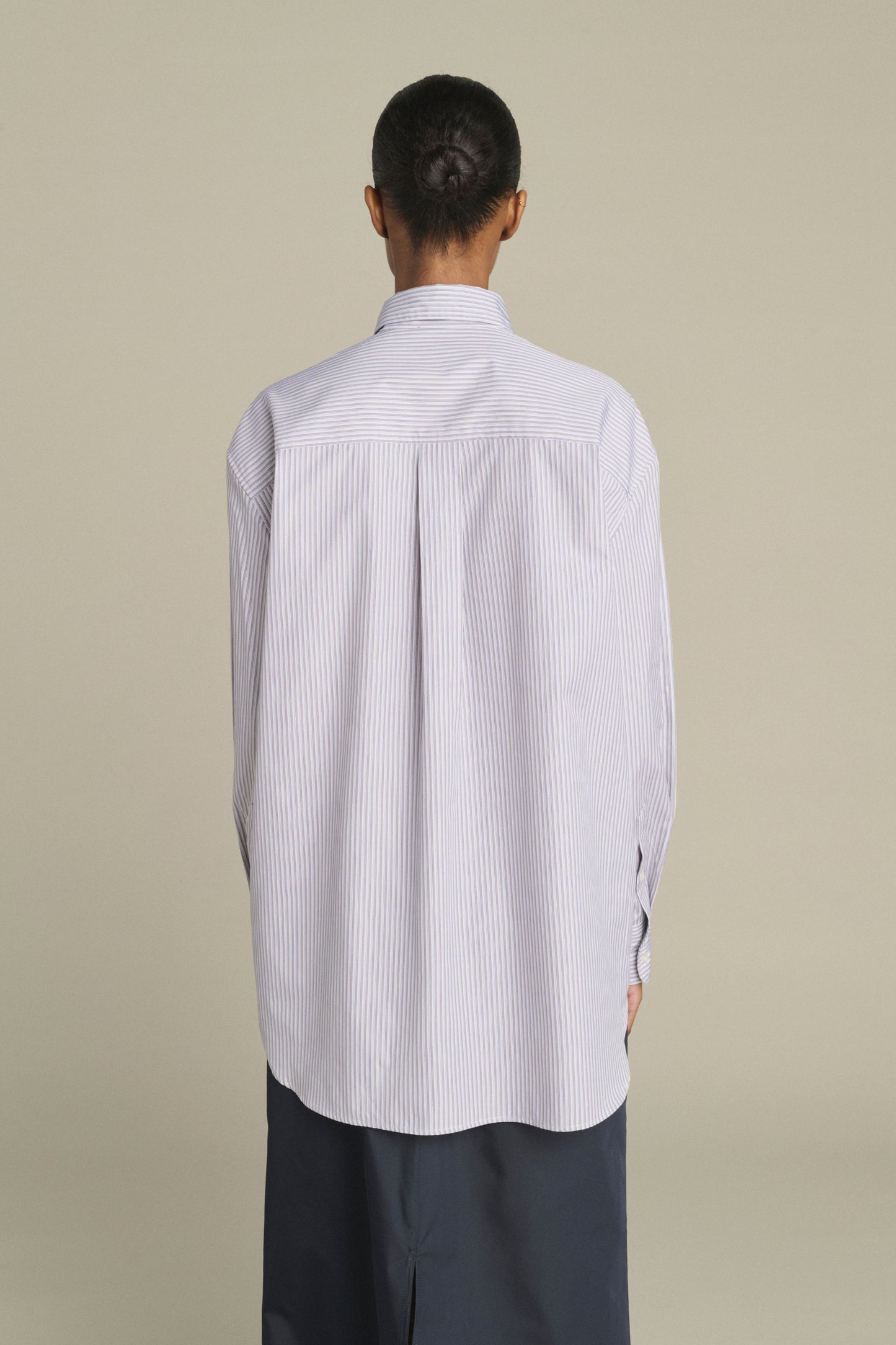 Shirt Carlotta - Blue/Beige - Cotton - Women