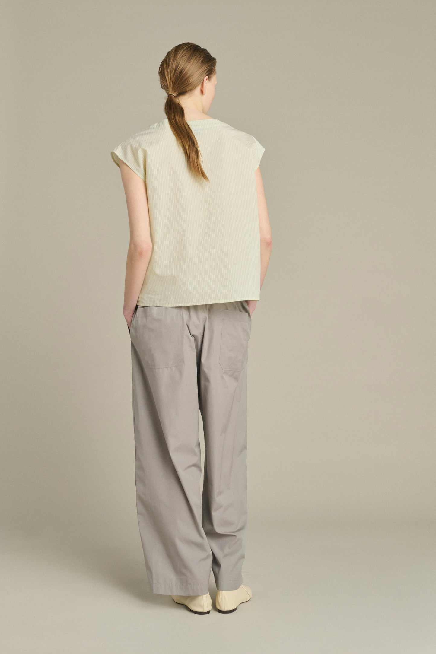 Pantalon Hugues - Gris - Coton - Femme