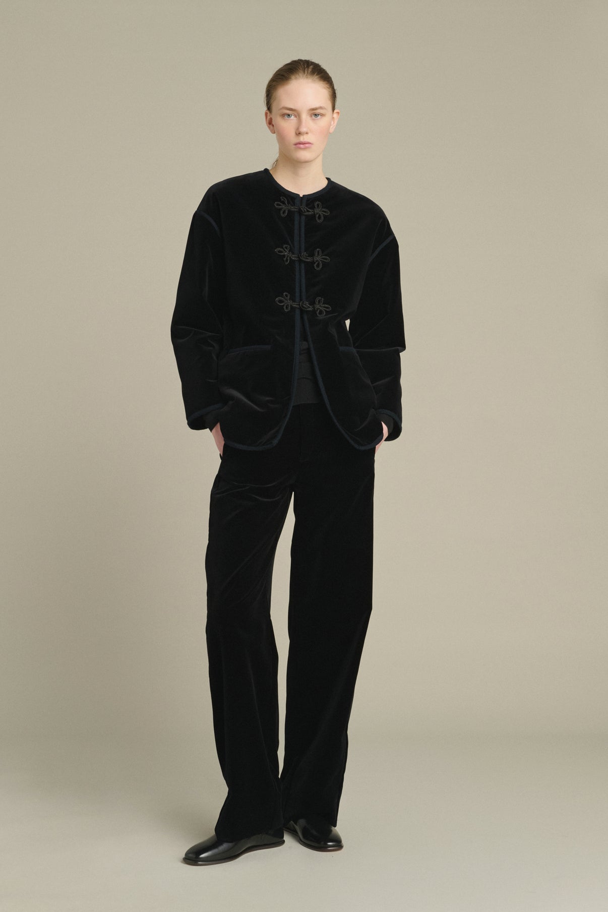 Veste Lutetia - Noir - Coton - Femme vue 1