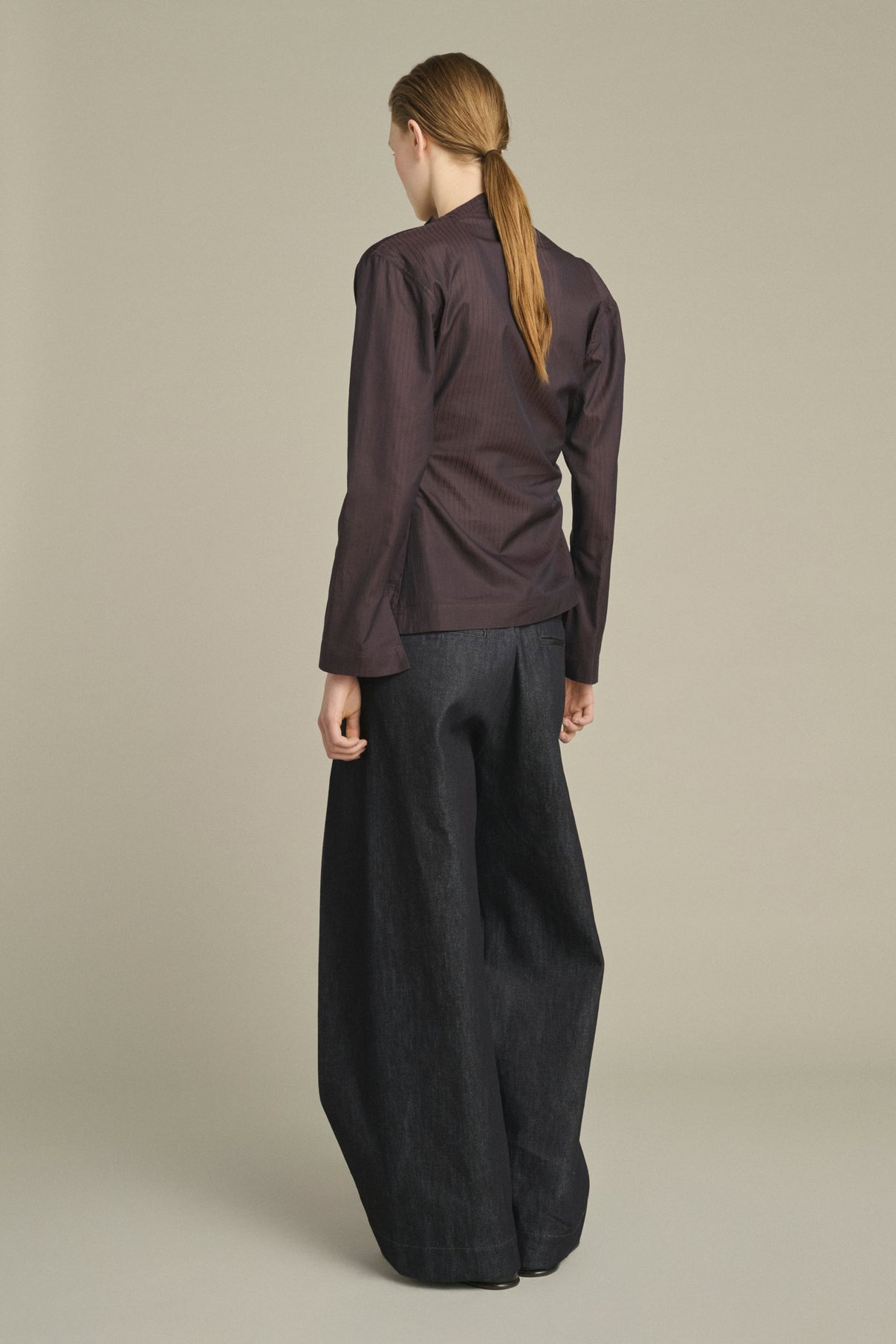 Blouse Lana - Figue/Marron - Coton - Femme vue 3