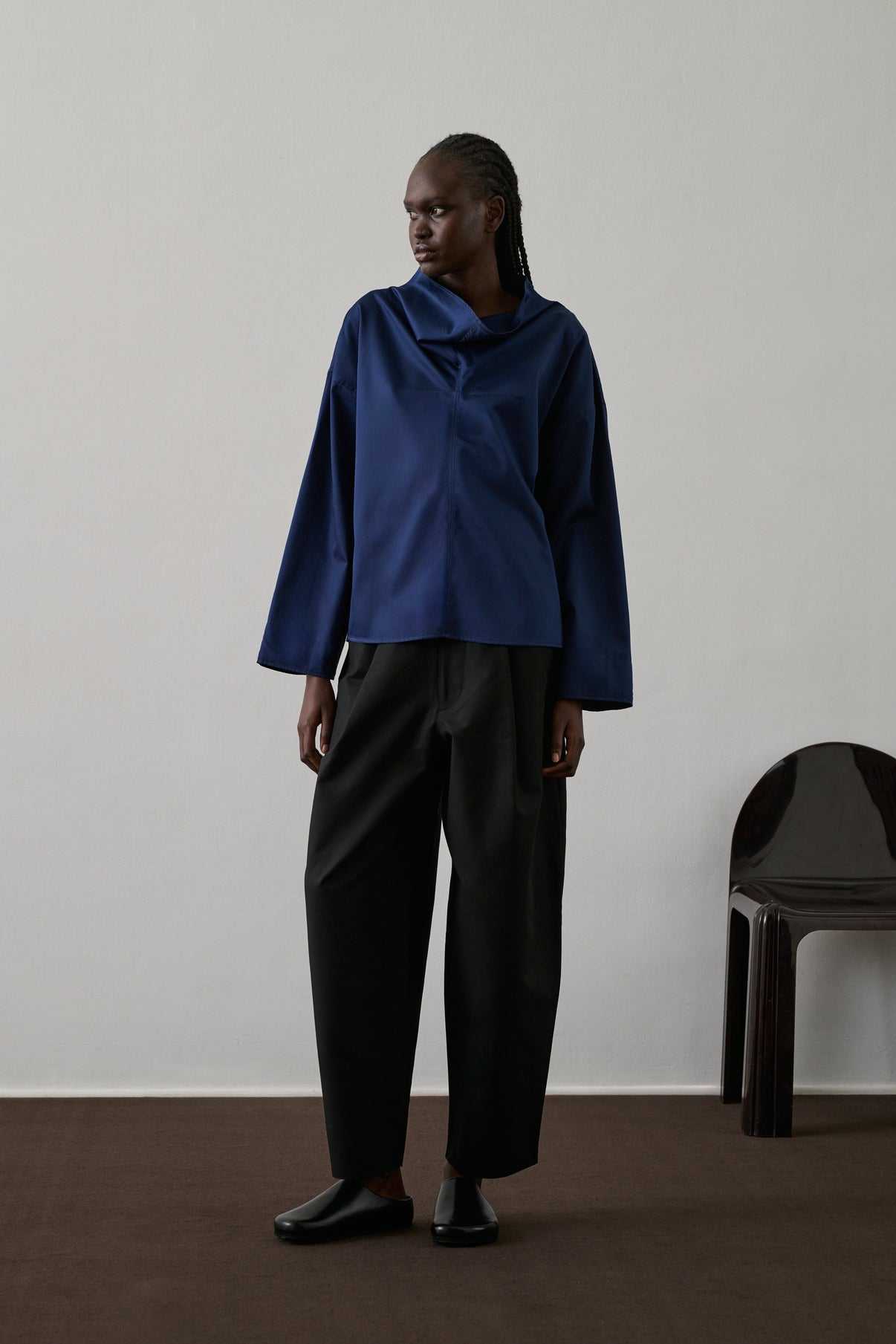 Blouse Fidji - Bleu De Chine - Coton - Femme vue 3