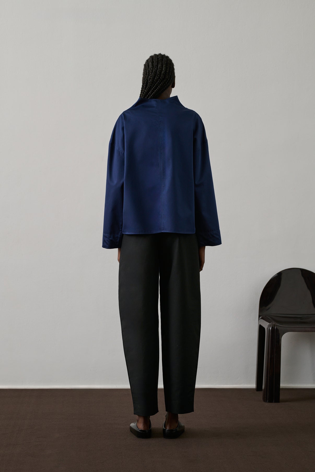 Blouse Fidji - Bleu De Chine - Coton - Femme vue 4