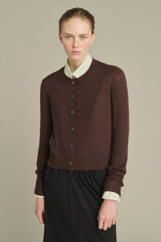 Cardigan Griffith - Marron - Laine - Femme