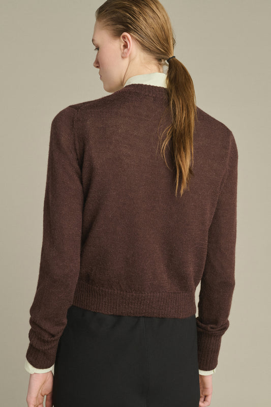 Cardigan Griffith - Marron - Laine - Femme