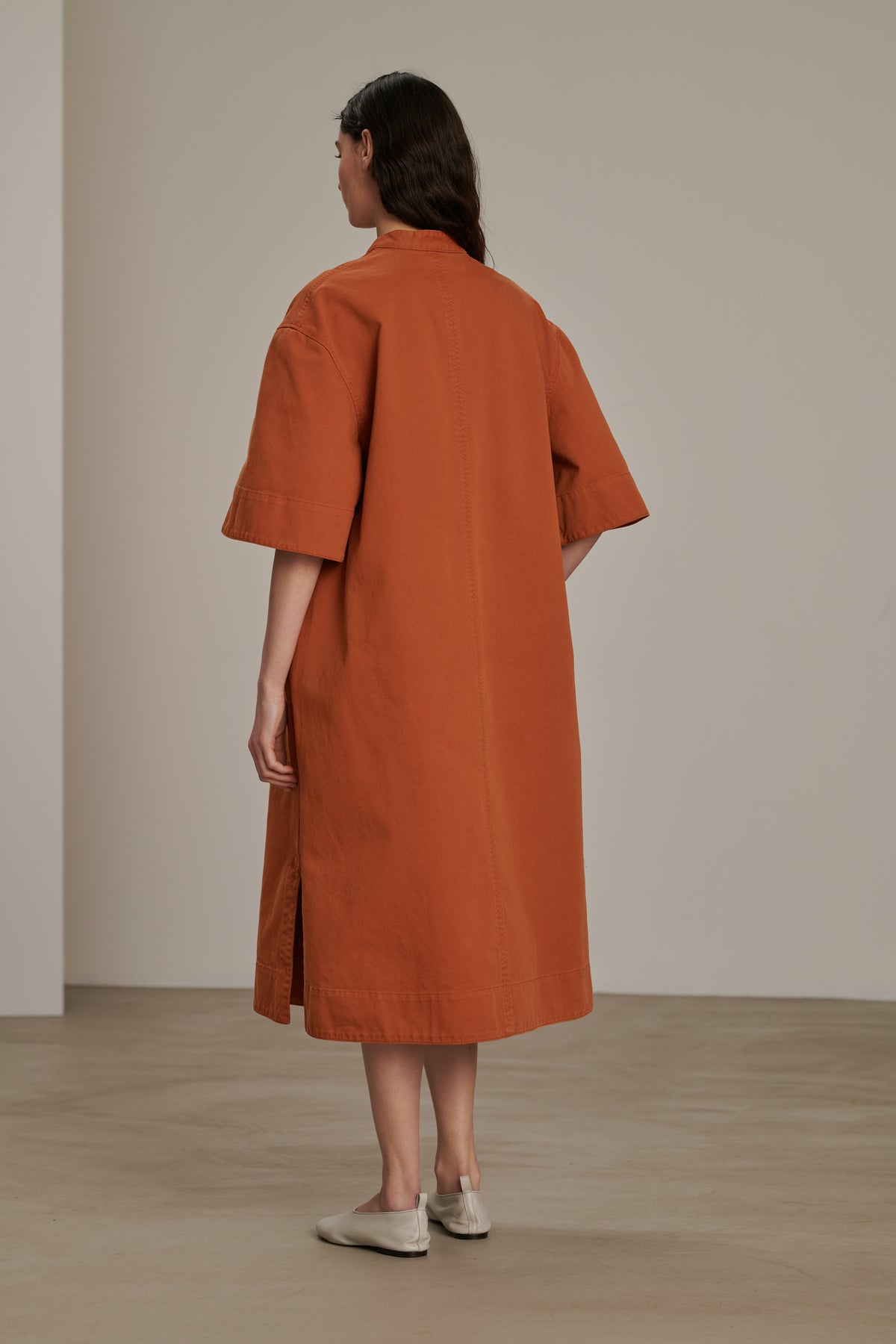 Robe Brook - Orange - Coton - Femme