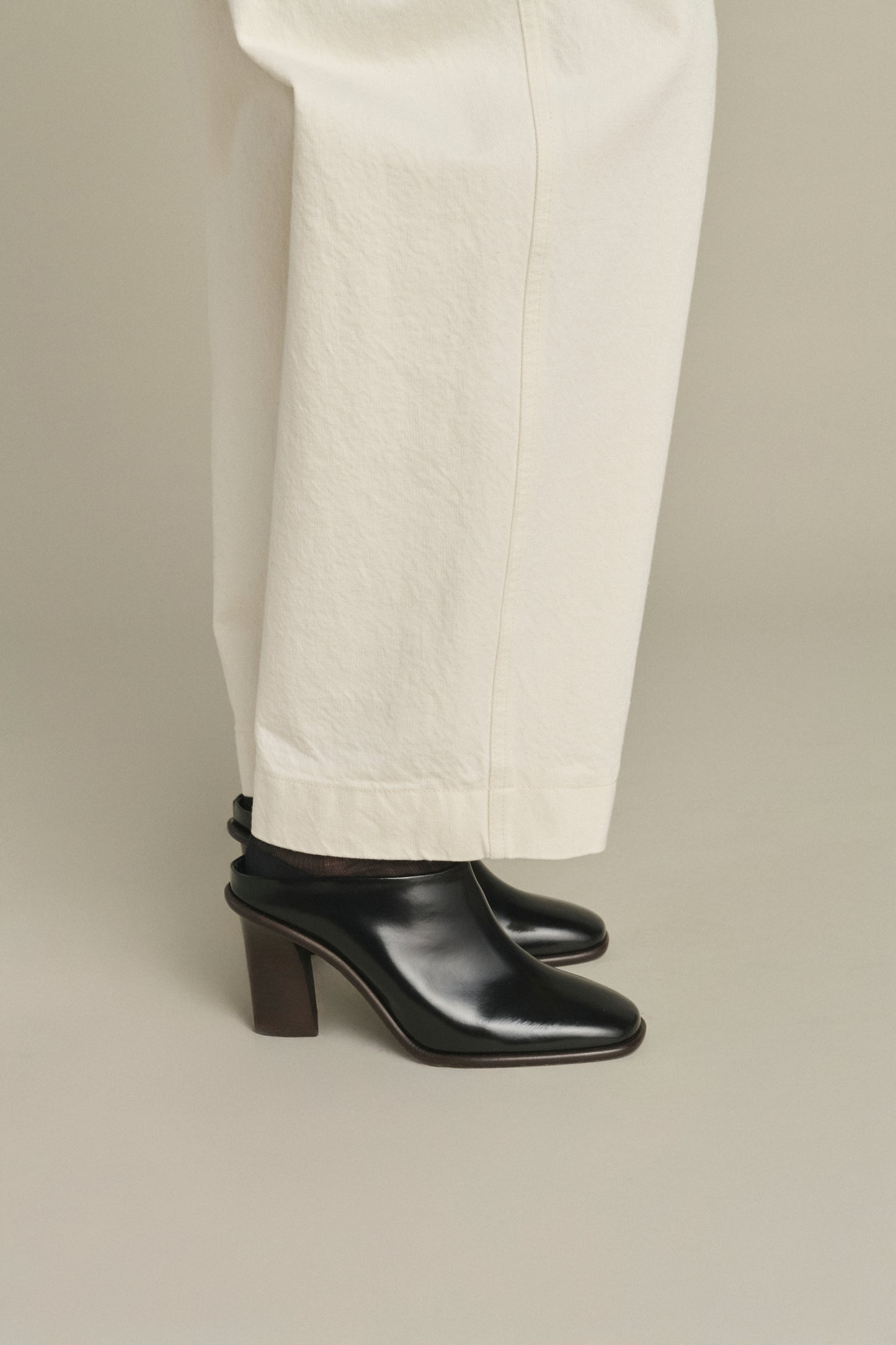Mules Elba - Noir - Cuir - Femme