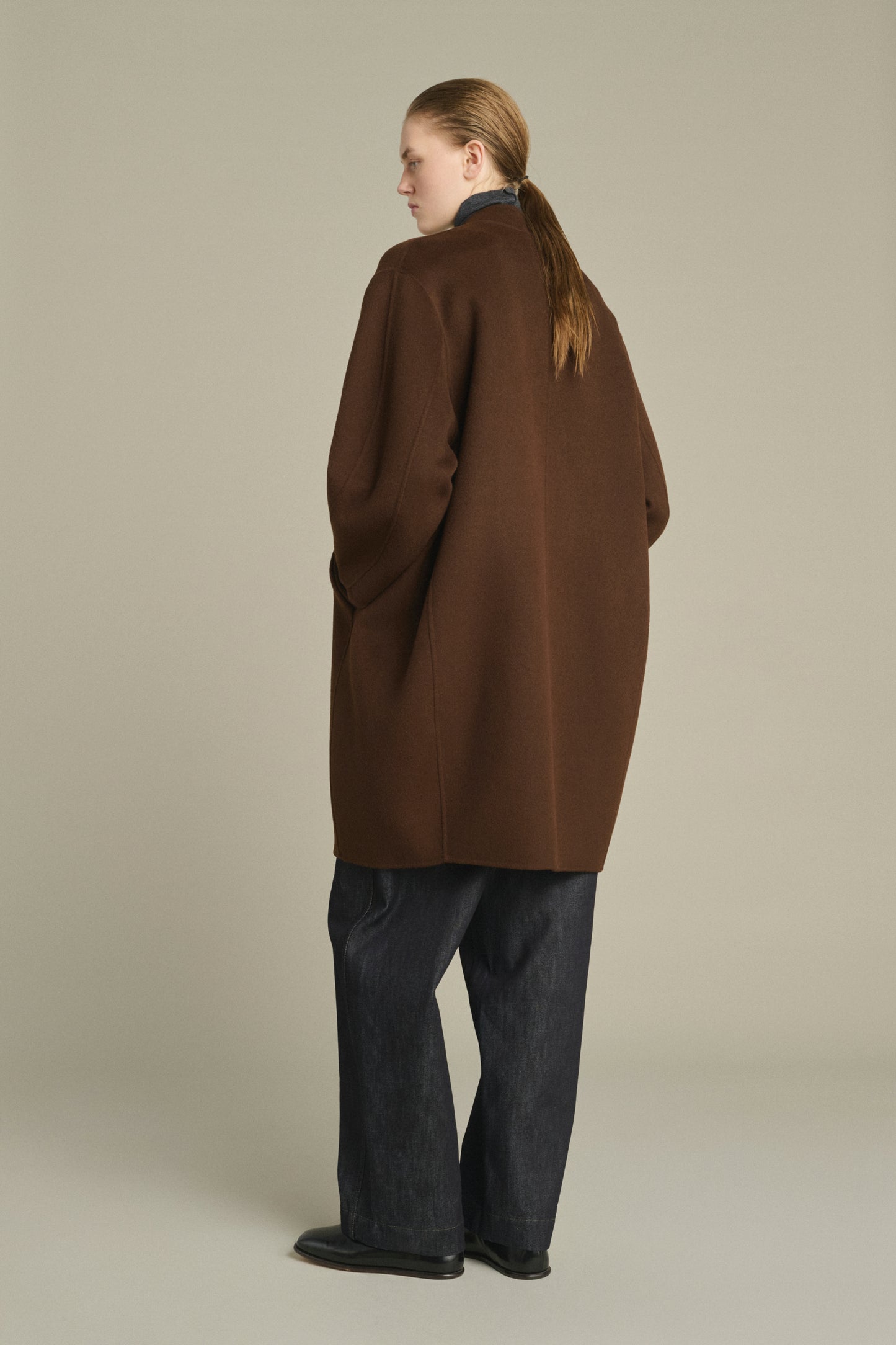 Manteau Beaulieu - Chocolat - Laine - Femme
