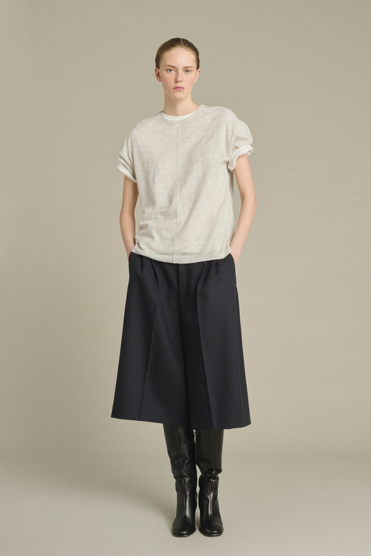 Pull Kyo - Gris Clair - Femme vue 3