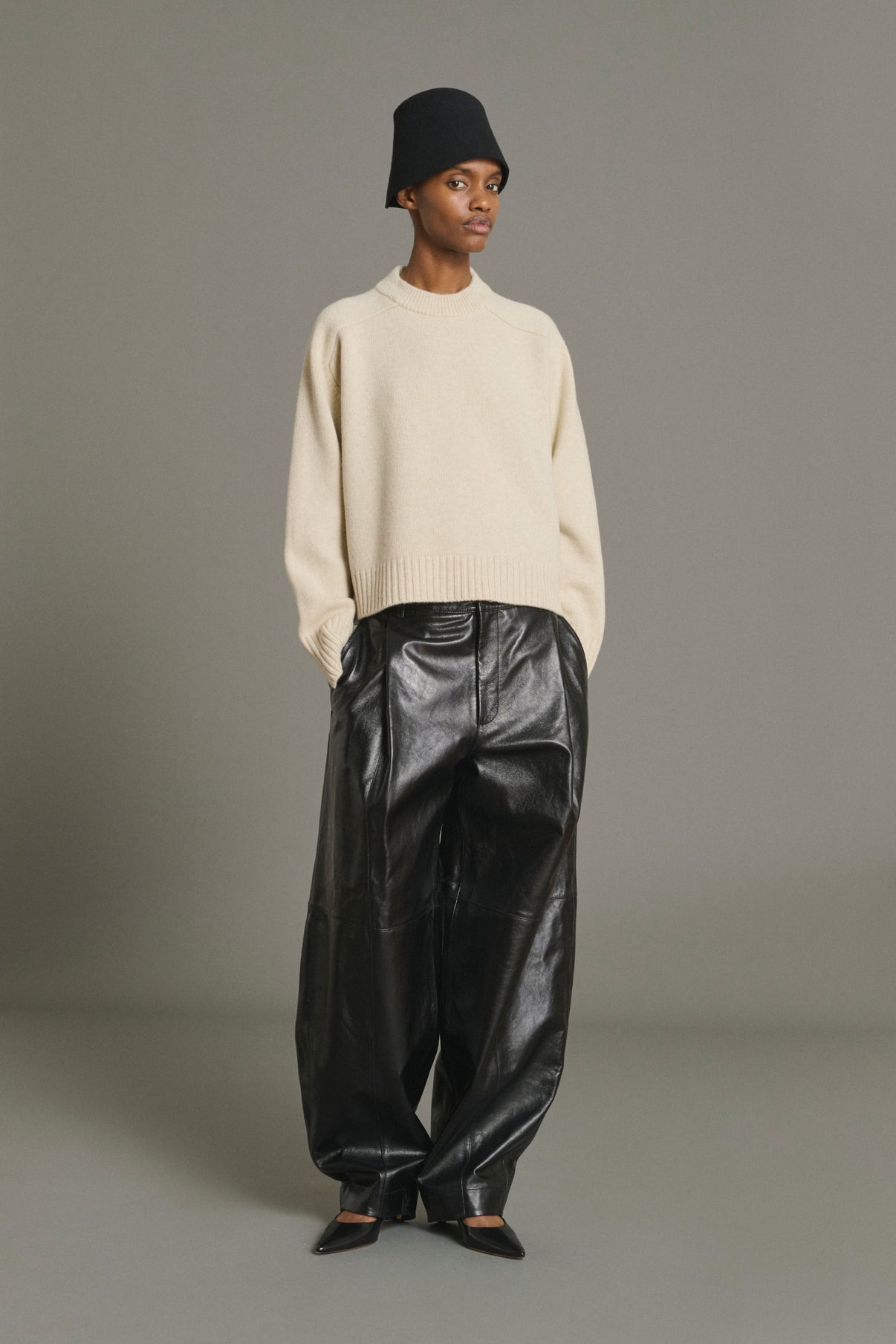 Will pullover - Écru Chiné - Merino Wool - Women vue 5