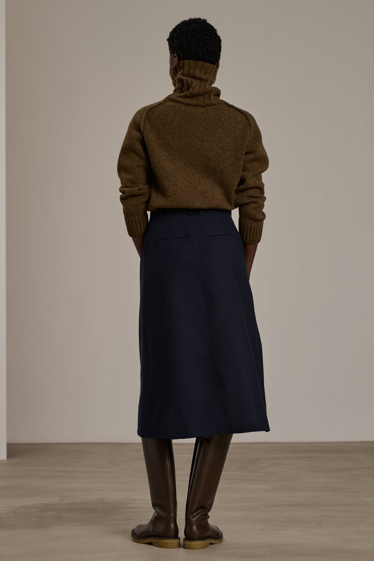 Pull Windy - Marron Chiné - Femme vue 2