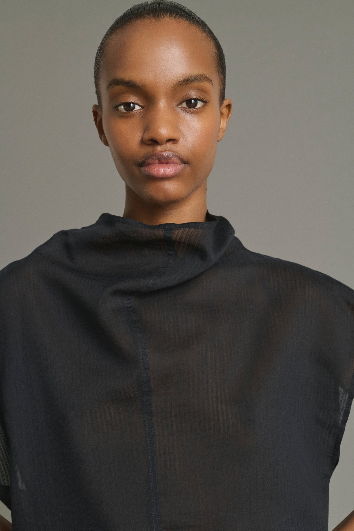 Blouse Izumi - Noir - Coton - Femme vue 5