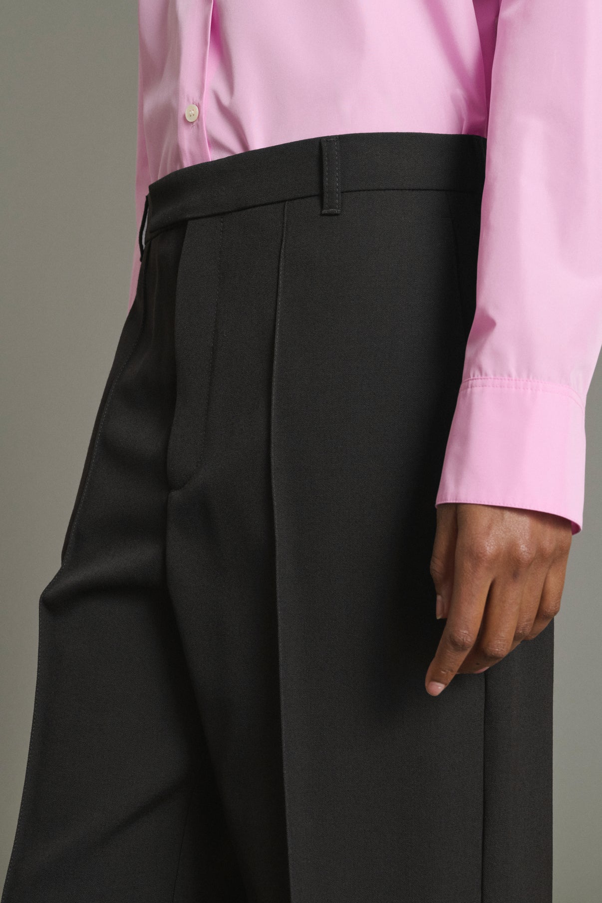 Leo Trousers - Black - Wool - Women vue 4