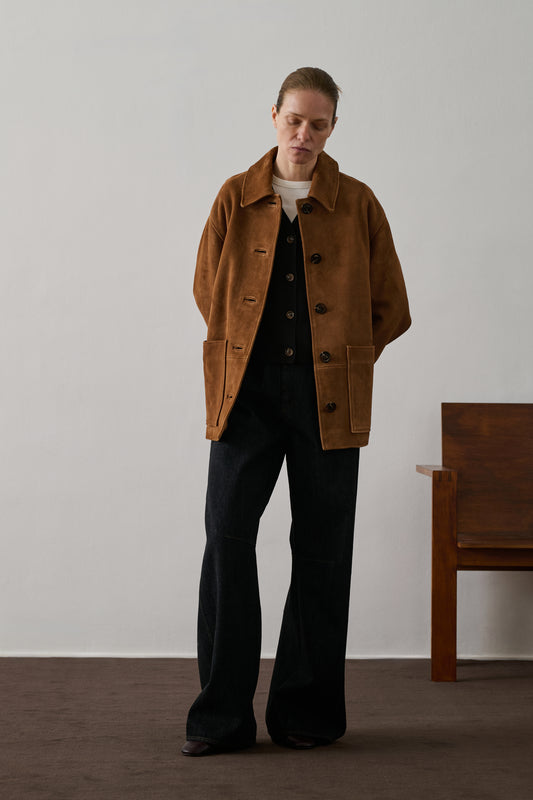 Veste Vincenzo - Naturel - Cuir - Femme