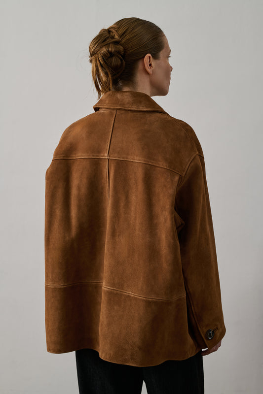Veste Vincenzo - Naturel - Cuir - Femme