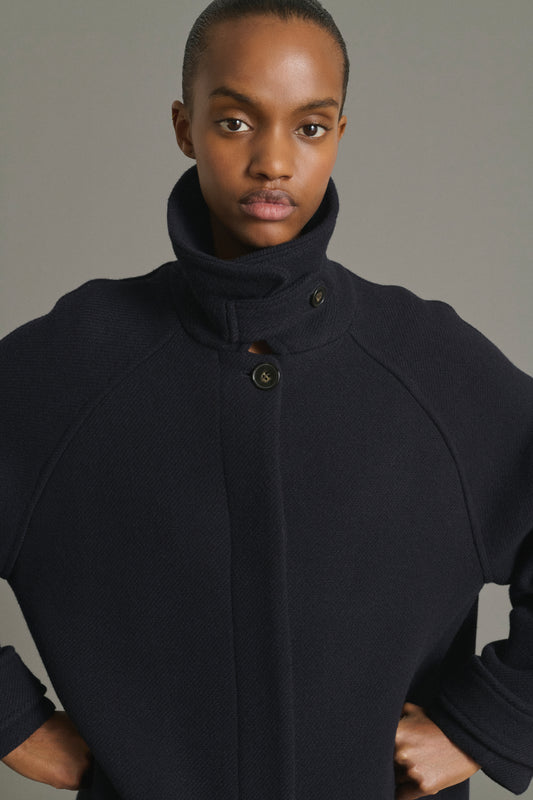 Manteau Berlin - Navy - Laine - Femme