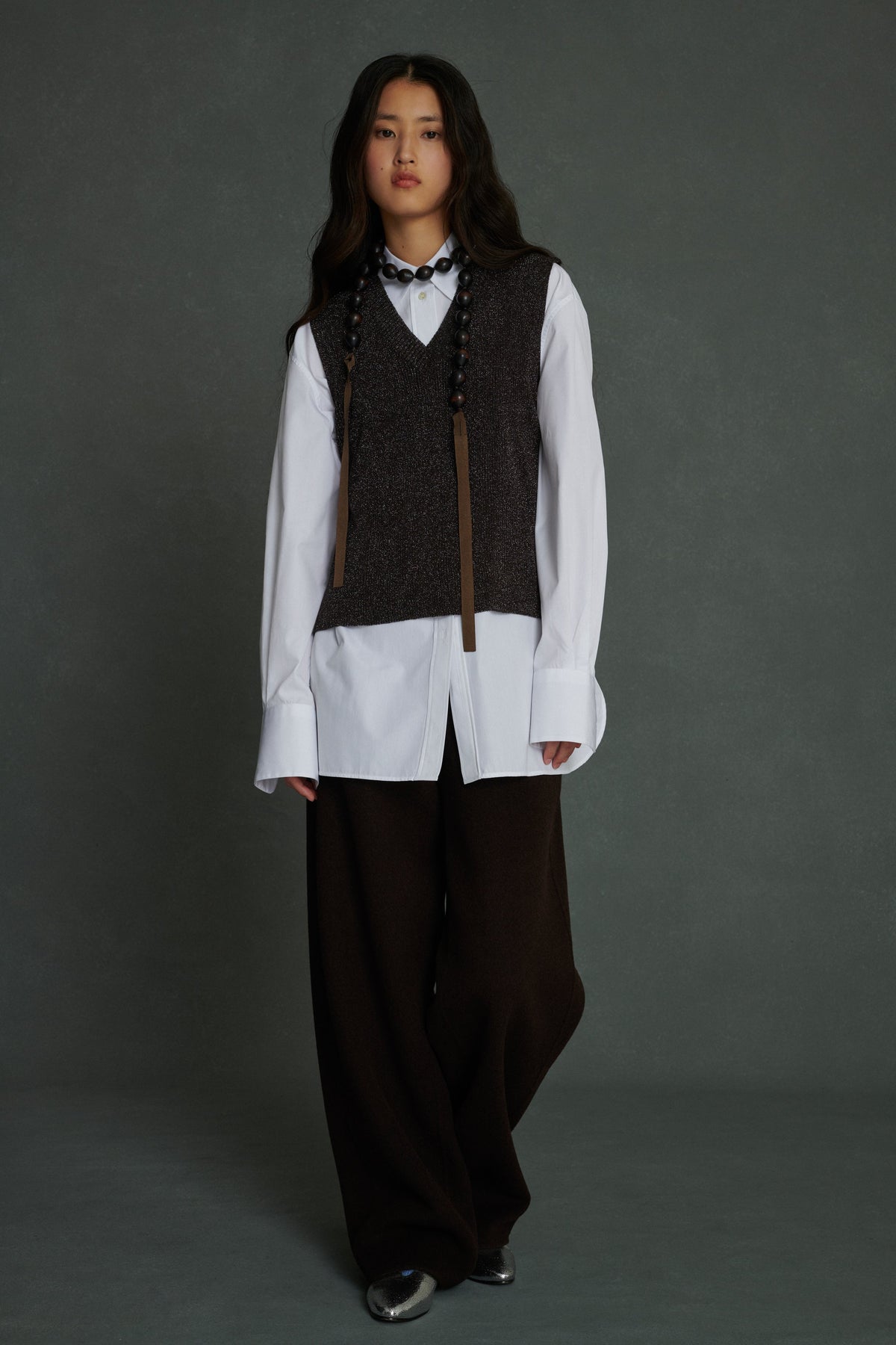 PULLOVER VIDA BROWN/SILVER vue 3