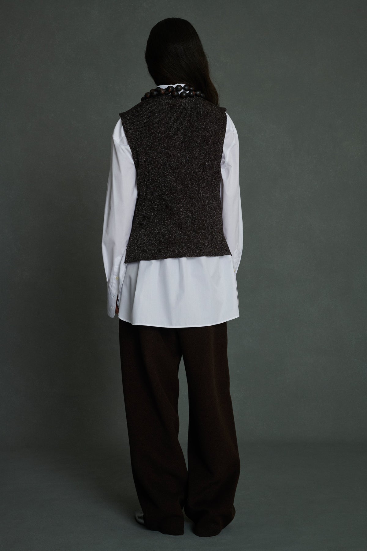 PULLOVER VIDA BROWN/SILVER