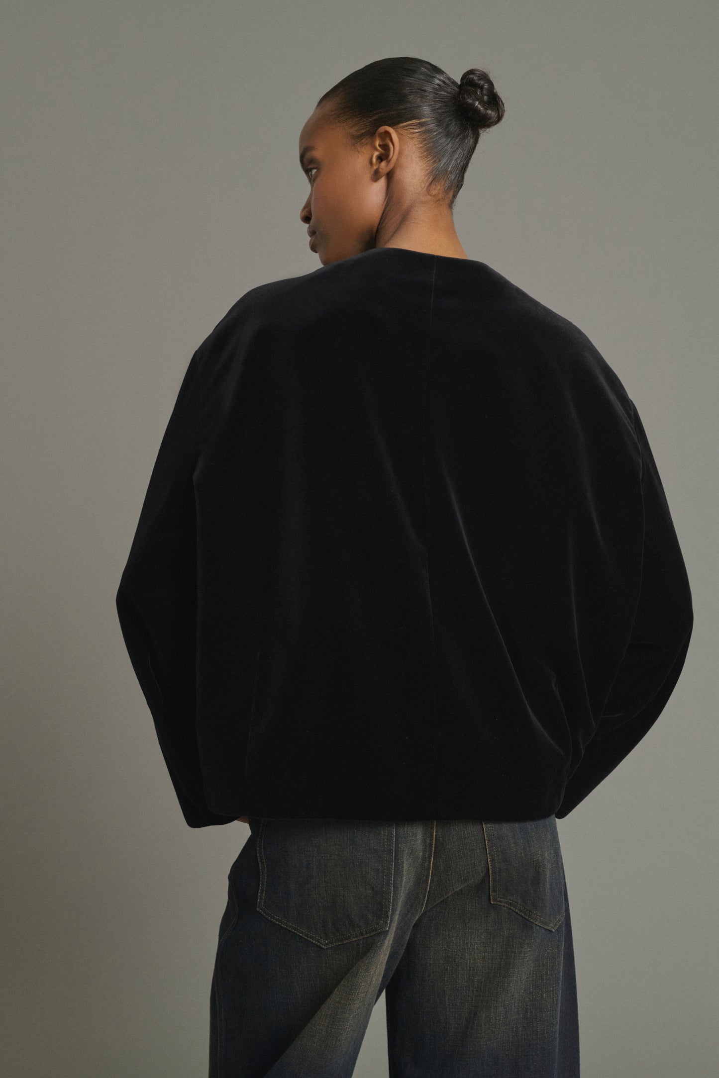 Veste Louis - Noir - Coton - Femme