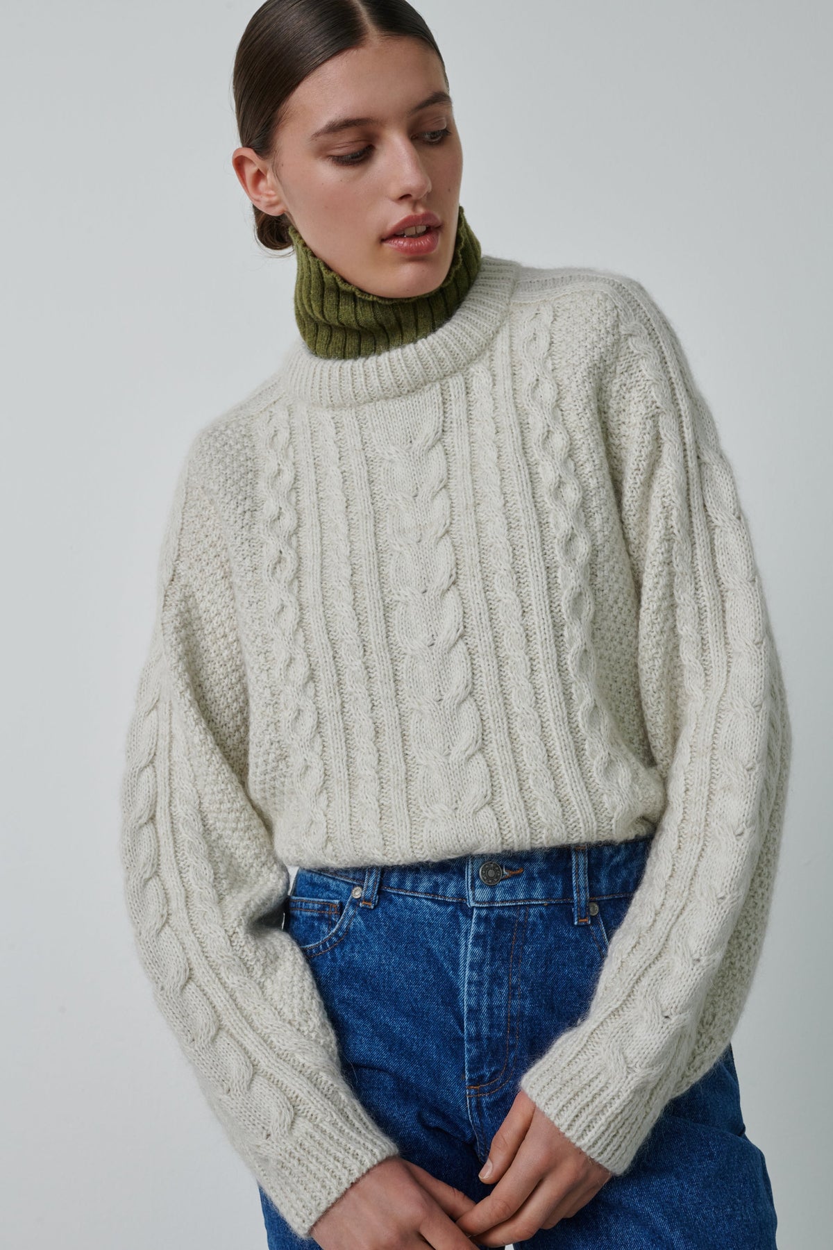 PULL WANDO ECRU vue 1