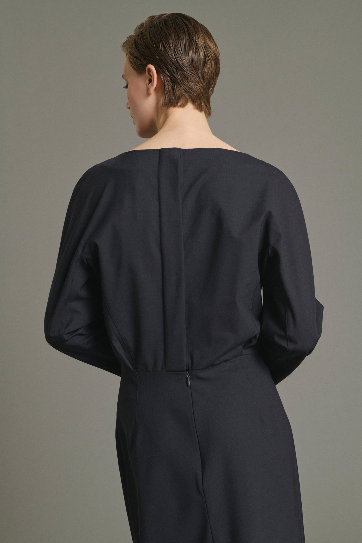 Julia Dress - Dark Navy - Women vue 4