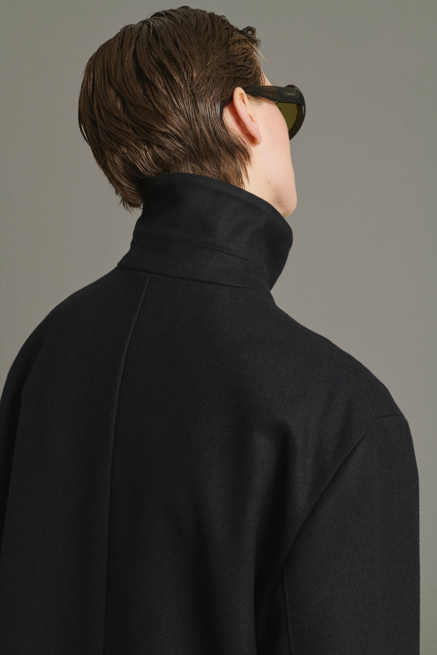 Manteau Germain - Noir - Laine - Femme