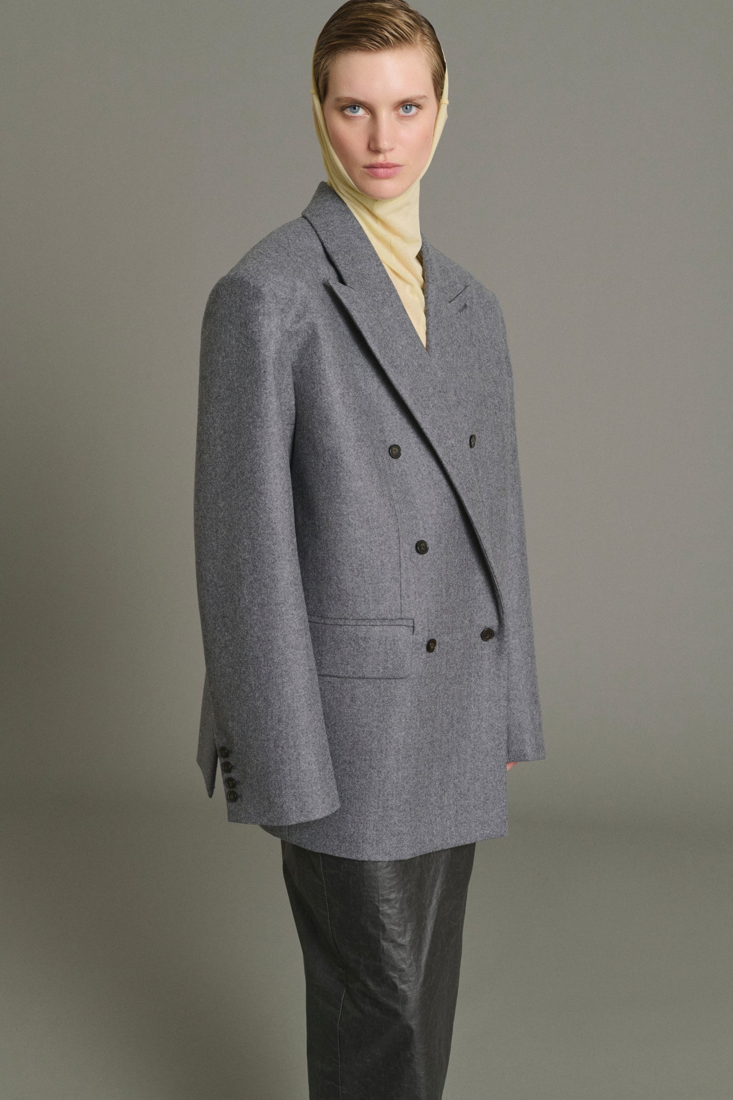 Veste Helga - Gris Chiné - Laine - Femme