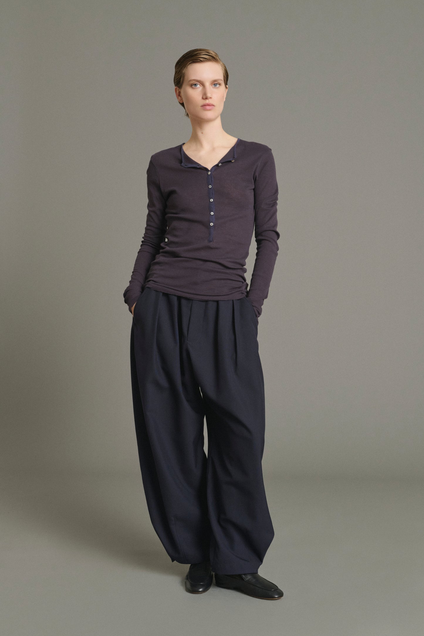 Tee-Shirt Isabella - Marron Rouge/Violet Foncé - Coton - Femme