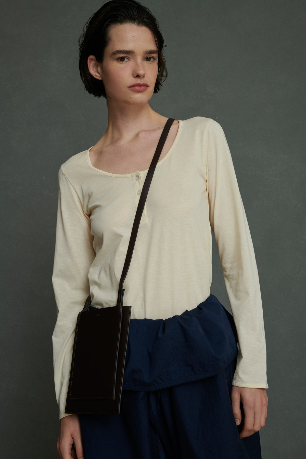Aurelia t-shirt - Ecru - Cotton - Women vue 1