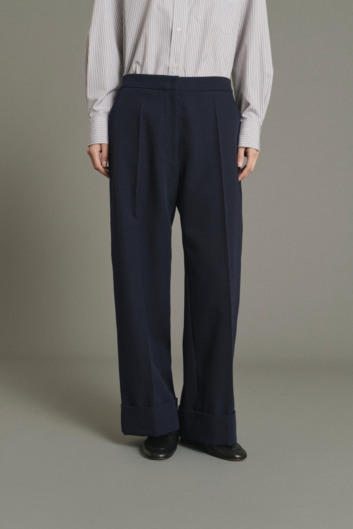 Pantalon Kobe - Navy - Laine - Femme vue 3