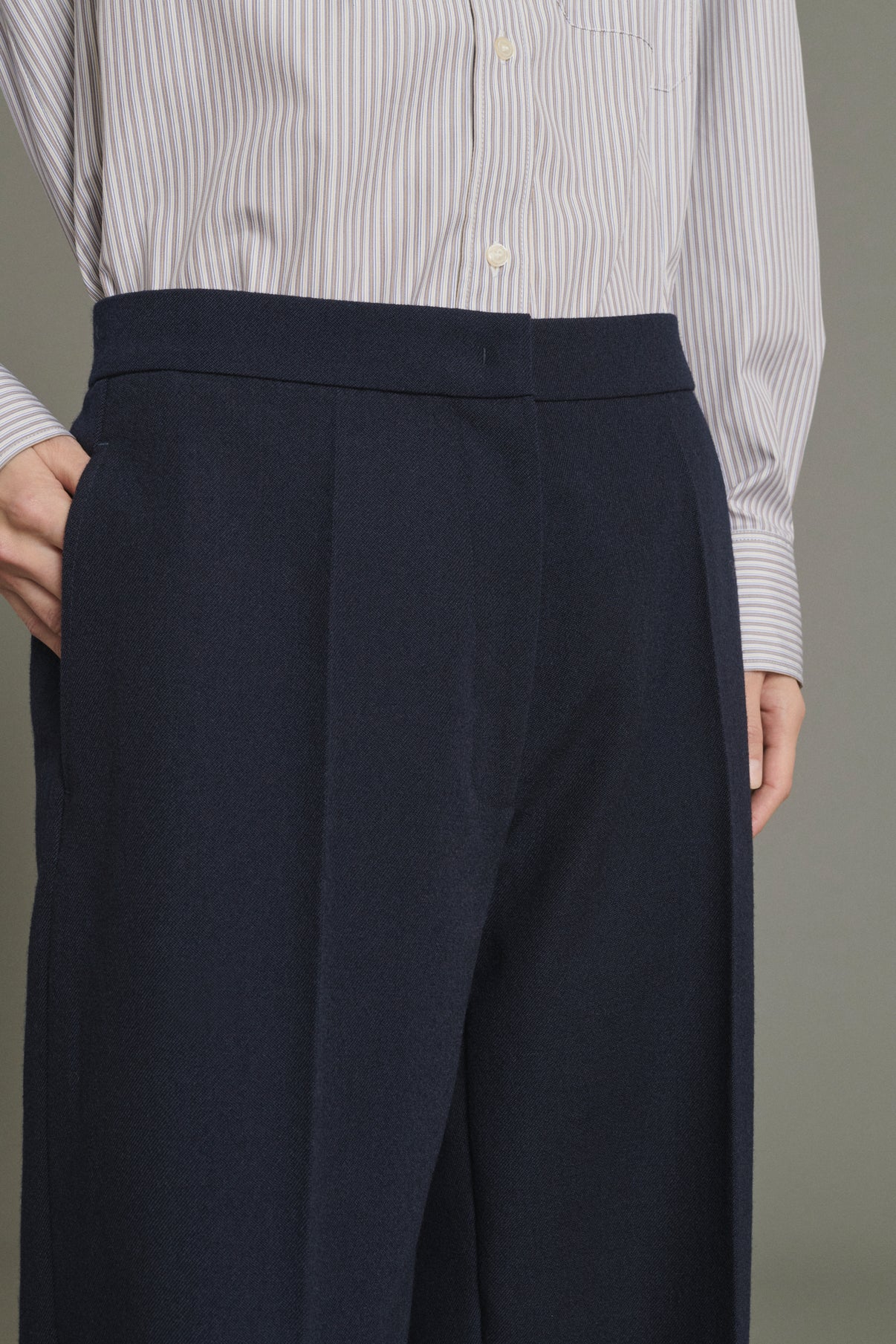 Pantalon Kobe - Navy - Laine - Femme vue 5