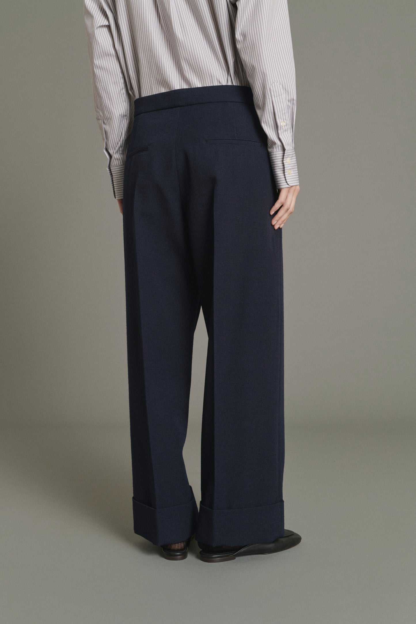 Pantalon Kobe - Navy - Laine - Femme