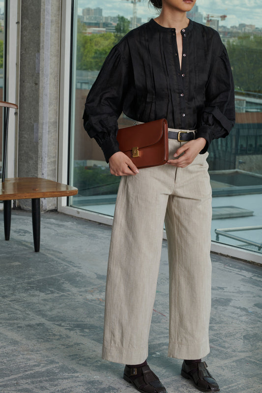 PANTALON PEPINO BEIGE/ECRU