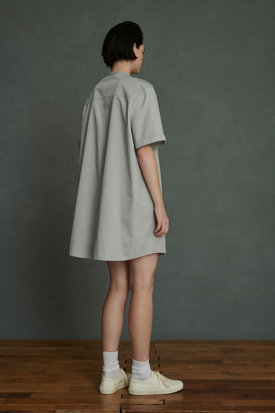 Robe Alice - Gris Clair - Coton - Femme
