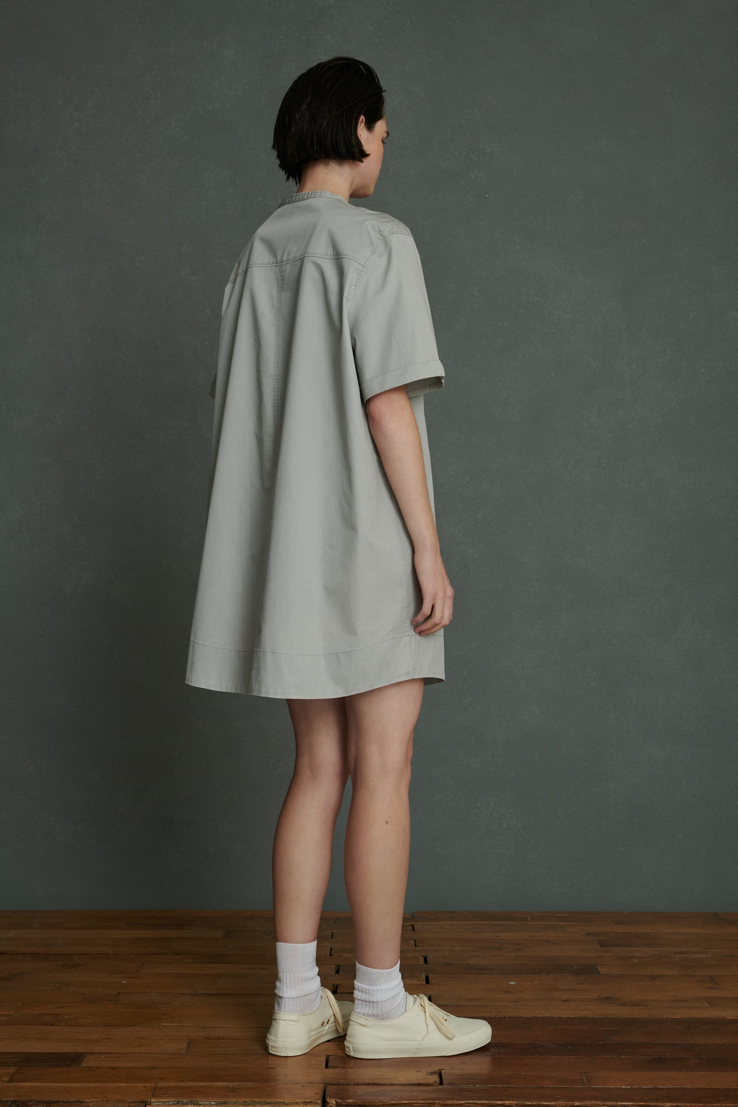 Robe Alice - Gris Clair - Coton - Femme