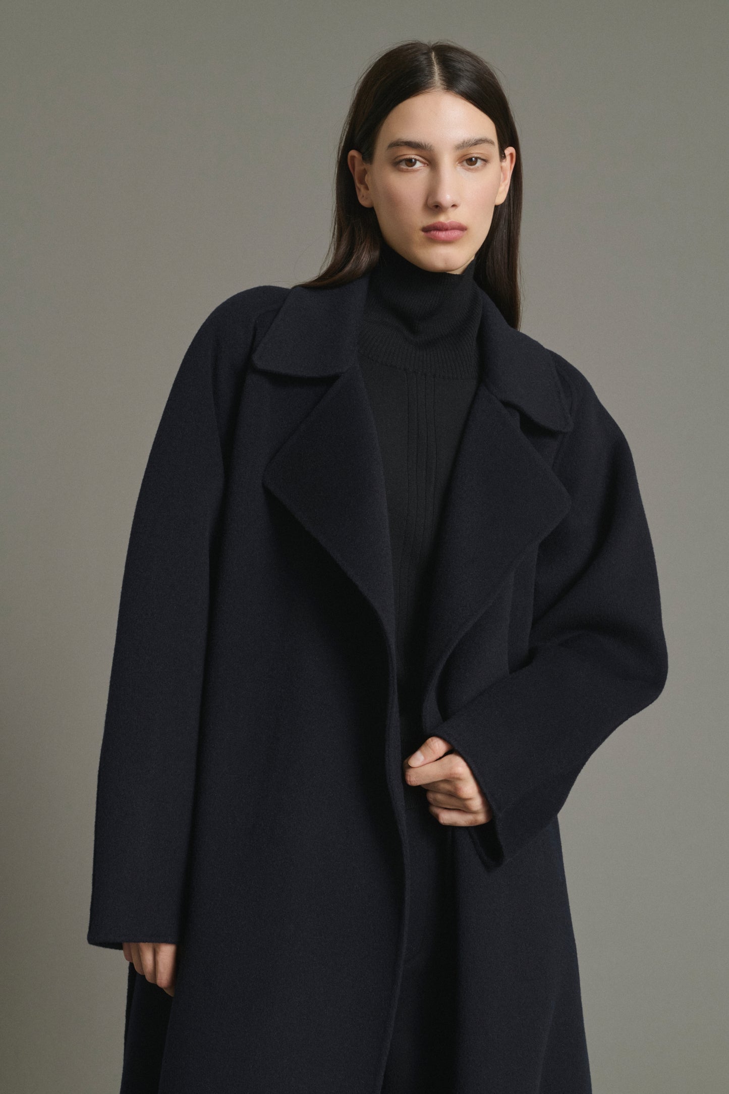 Manteau Harvard - Deep Navy - Laine - Femme