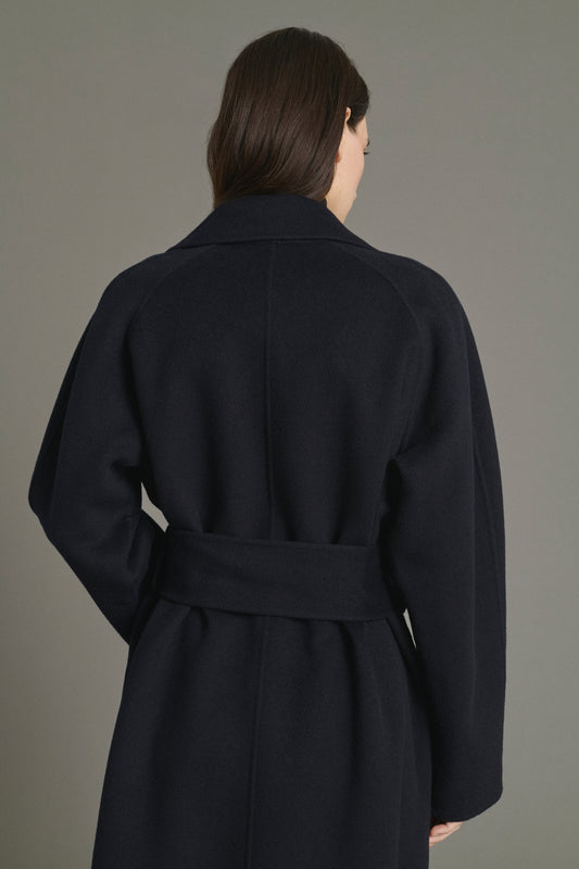 Manteau Harvard - Deep Navy - Laine - Femme