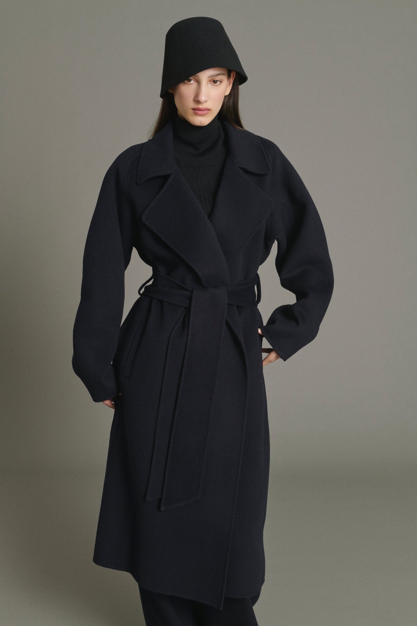 Manteau Harvard - Deep Navy - Laine - Femme