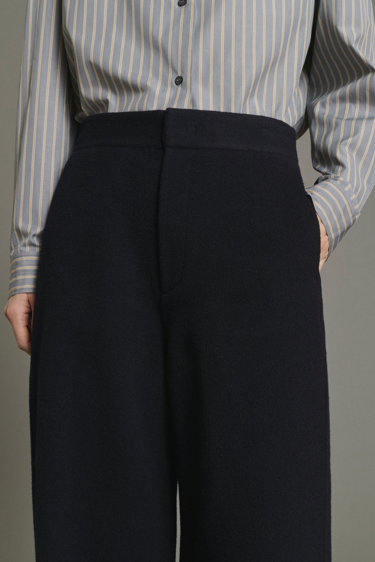 Pantalon Hawk - Deep Navy - Laine - Femme vue 4