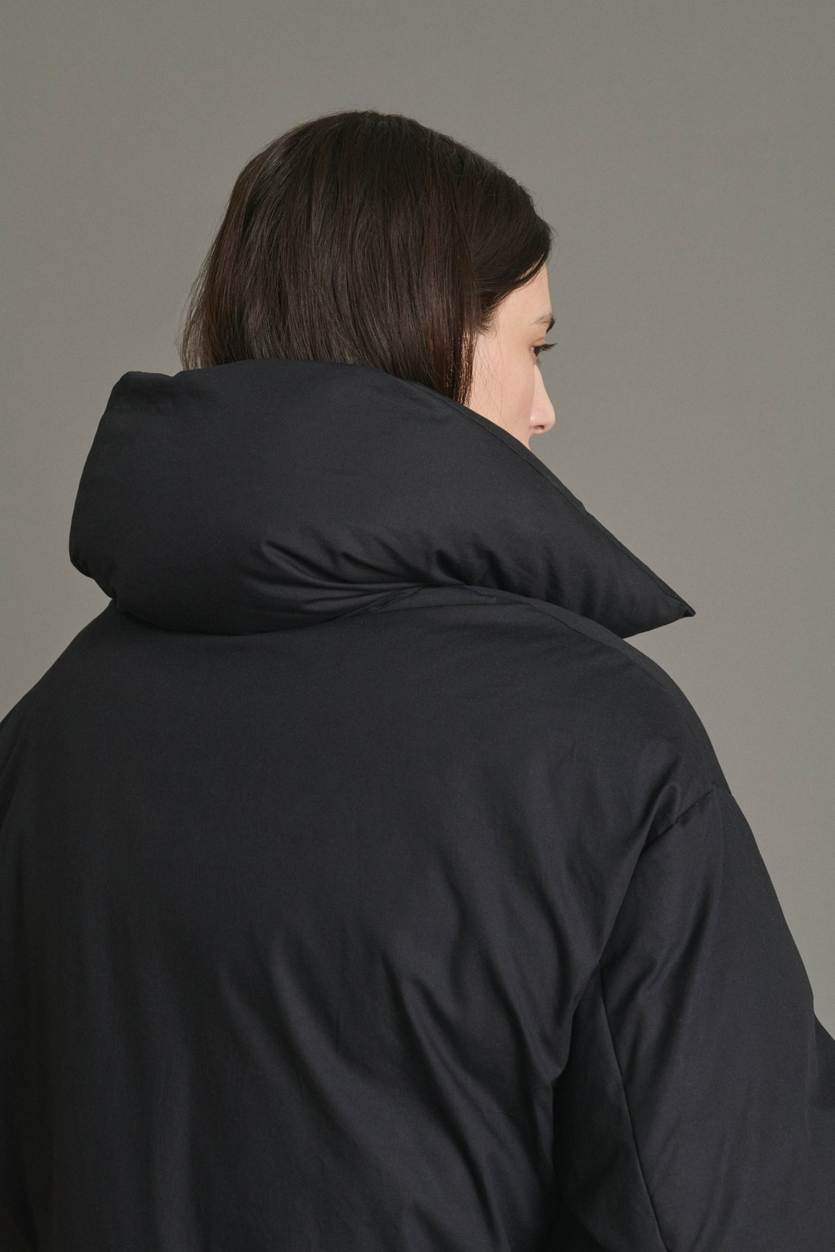 Kelvin puffer jacket - Black - Cotton - Women vue 4