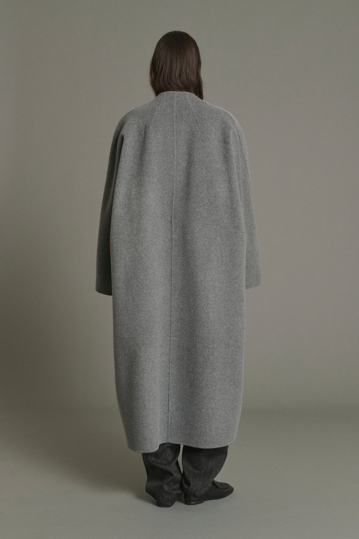 Harrow coat - Light Grey - Wool - Women vue 2